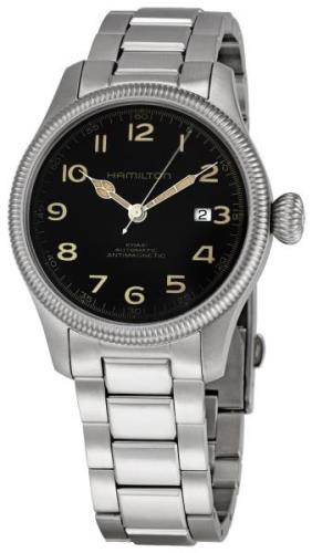 Hamilton Herrklocka H60455133 Khaki Svart/Stål Ø42 mm