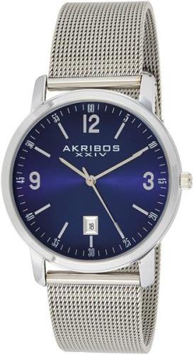 Akribos XXIV Herrklocka AK858BU Blå/Stål Ø42 mm