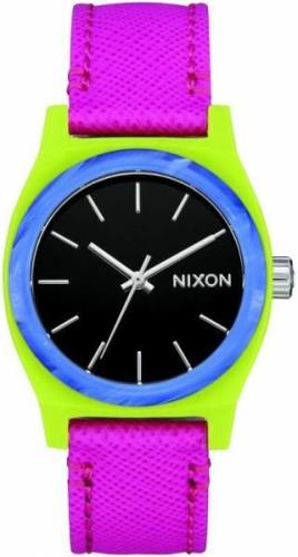 Nixon Damklocka A11723152-00 Svart/Läder Ø31 mm