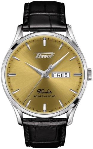 Tissot Herrklocka T118.430.16.021.00 Heritage Champagnefärgad/Läder