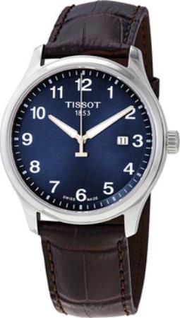 Tissot Herrklocka T116.410.16.047.00 Xl Blå/Läder Ø42 mm