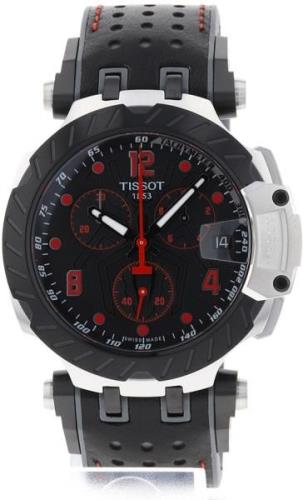 Tissot Herrklocka T115.417.27.057.01 T-Race Svart/Gummi Ø43 mm