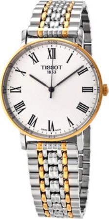 Tissot Herrklocka T109.410.22.033.00 Everytime Vit/Gulguldtonat stål