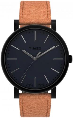 Timex Herrklocka TW2U05800 Originals Svart/Läder Ø42 mm