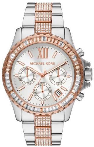 Michael Kors Damklocka MK6975 Everest Vit/Stål Ø42 mm