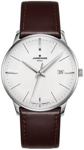 Junghans Herrklocka 58/4800.00 Meister Silverfärgad/Läder Ø38.4 mm