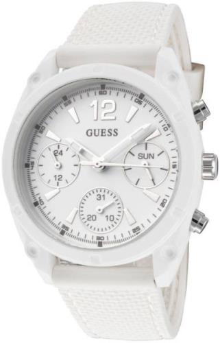 Guess Damklocka W1296L1 Vit/Gummi Ø38 mm