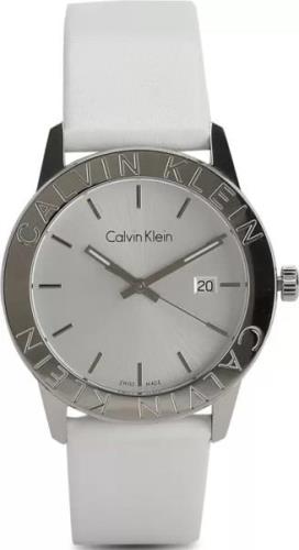 Calvin Klein Damklocka K7Q211L6 Silverfärgad/Läder Ø38 mm