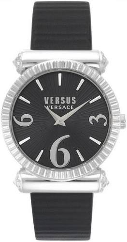 Versus by Versace Damklocka VSP1V0219 Republique Svart/Läder Ø38 mm