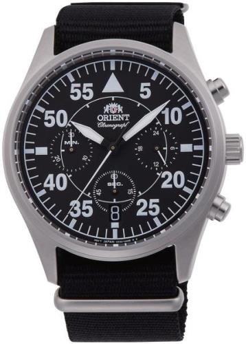 Orient Herrklocka RA-KV0502B10B Svart/Textil Ø43 mm