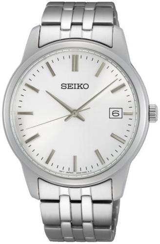 Seiko Herrklocka SUR397P1 Discover More Vit/Stål Ø40 mm