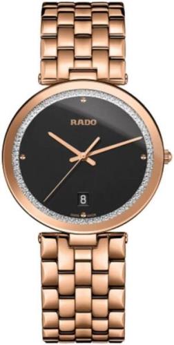 Rado Herrklocka R48869183 Florence Svart/Roséguldstonat stål Ø38 mm