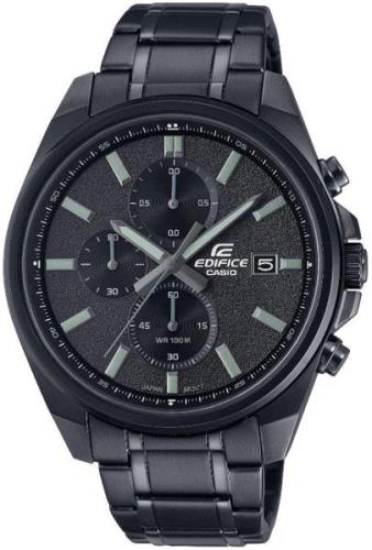 Casio Herrklocka EFV-610DC-1AVUEF Edifice Svart/Stål Ø44 mm