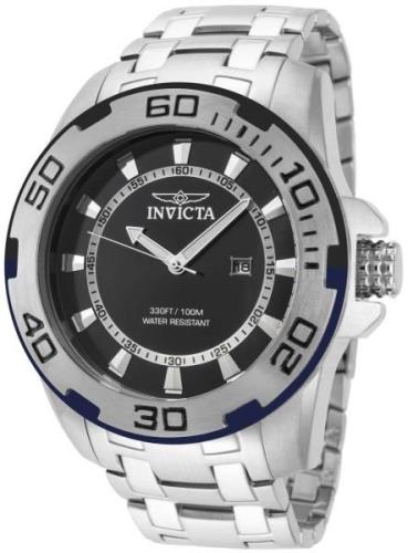 Invicta Herrklocka 39118 Pro Diver Svart/Stål Ø50 mm