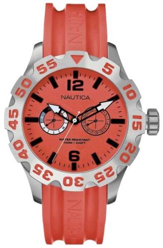 Nautica Herrklocka A16602G BFD 100 Orange/Resinplast Ø40 mm