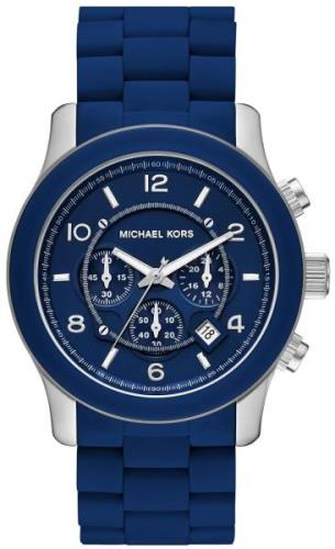 Michael Kors Herrklocka MK9077 Runway Blå/Stål Ø45 mm