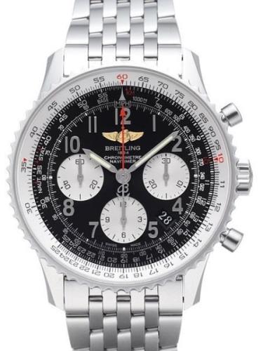 Breitling Herrklocka AB012012-BB02-447A Navitimer 01 Svart/Stål Ø43