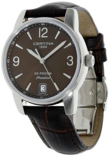 Certina Damklocka C034.210.16.297.00 DS Podium Brun/Läder Ø33 mm