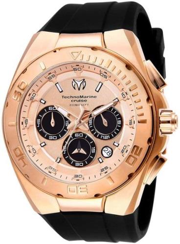 Technomarine Herrklocka TM-115346 Roséguldstonad/Gummi Ø45 mm