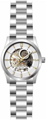 Invicta Herrklocka 27581 Vit/Stål Ø42 mm