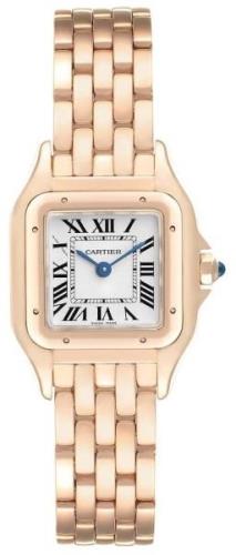 Cartier Damklocka WGPN0006 Panthere De Silverfärgad/18 karat