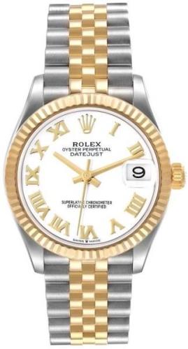 Rolex Damklocka 278273-0002 Datejust 31 Vit/18 karat gult guld Ø31 mm