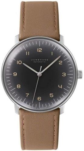 Junghans Herrklocka 27/3401.04 Max Bill Grå/Läder Ø38 mm