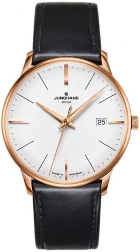 Junghans Herrklocka 58/7800.00 Meister Silverfärgad/Läder Ø38.4 mm