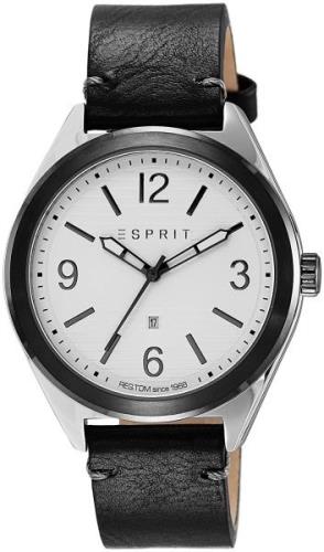 Esprit Herrklocka ES108371001 Vit/Läder Ø44 mm