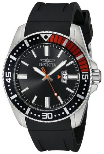 Invicta Herrklocka 21392 Pro Diver Svart/Gummi Ø48 mm