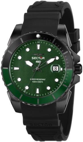 Sector 450 Herrklocka R3251276001 Grön/Gummi Ø41 mm