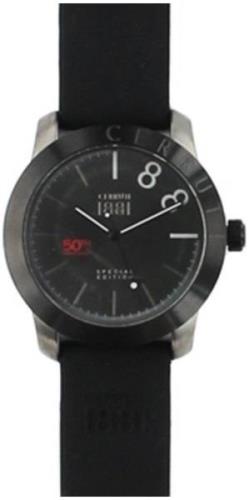 Cerruti 1881 Herrklocka CRA154SUB02BK50 Svart/Gummi Ø44.5 mm