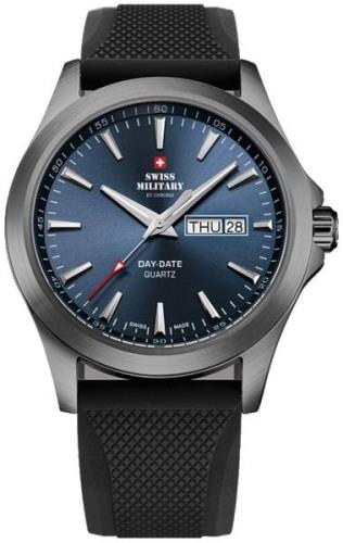 Swiss Military Herrklocka SMP36040.18 Chrono Blå/Gummi Ø42 mm