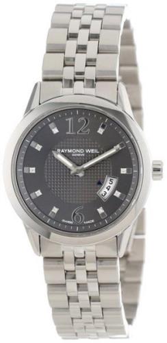 Raymond Weil Damklocka 5670-ST-05645 Freelancer Grå/Stål Ø29 mm