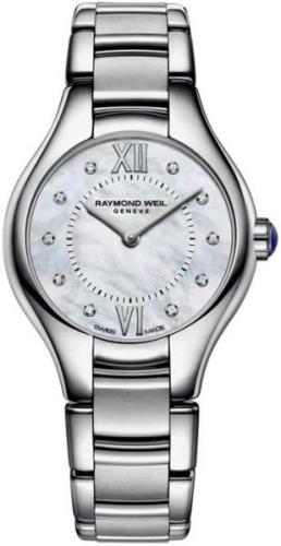 Raymond Weil Damklocka 5124-ST-00985 Raymond Noemia Vit/Stål Ø24 mm