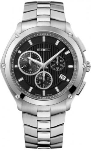 Ebel Herrklocka 1216042 Classic Sport Svart/Stål Ø41 mm