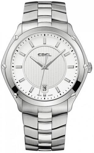 Ebel Herrklocka 1216019 Classic Sport Silverfärgad/Stål Ø40 mm