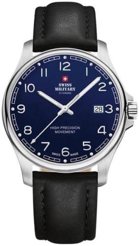 Swiss Military Herrklocka SM30200.26 Classic Blå/Läder Ø39 mm