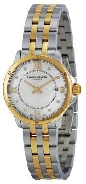 Raymond Weil Damklocka 5391-STP-00995 Raymond Tango Vit/Gulguldtonat