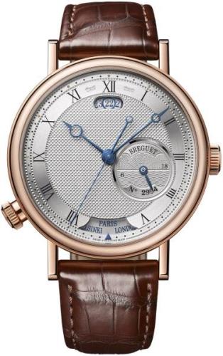 Breguet Herrklocka 5727BR-12-9ZU Classique Silverfärgad/Läder Ø43