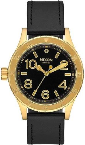 Nixon A467-513-00 Svart/Läder Ø38 mm