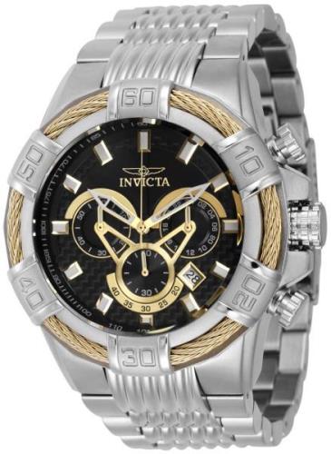 Invicta Herrklocka 38951 Bolt Svart/Stål Ø52 mm