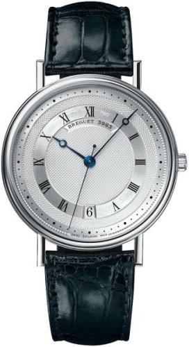 Breguet Herrklocka 5930BB-12-986 Classique Silverfärgad/Läder