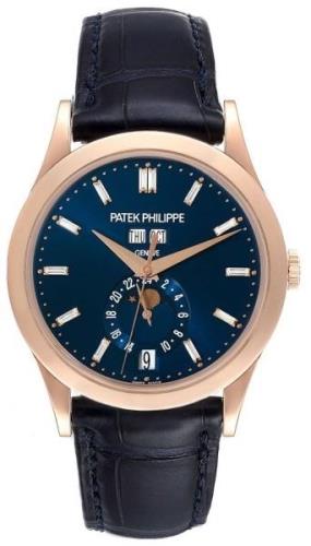 Patek Philippe 5396R/015 Complications Blå/Läder Ø38.5 mm