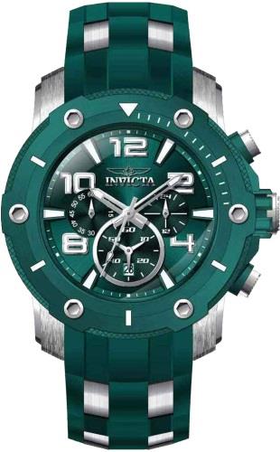 Invicta Herrklocka 40812 Pro Diver Grön/Stål Ø51.5 mm