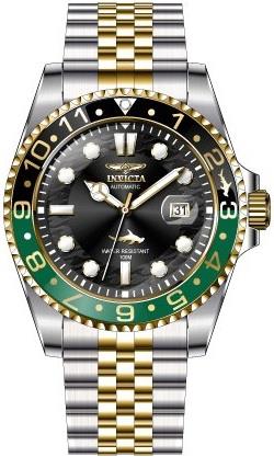 Invicta Herrklocka 35151 Pro Diver Svart/Gulguldtonat stål Ø47 mm