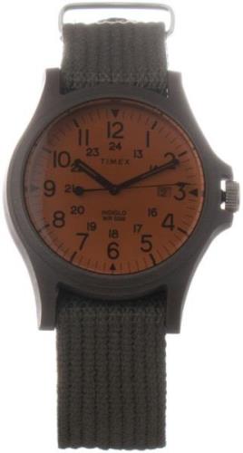 Timex Herrklocka TW2V14300LG Orange/Textil Ø40 mm