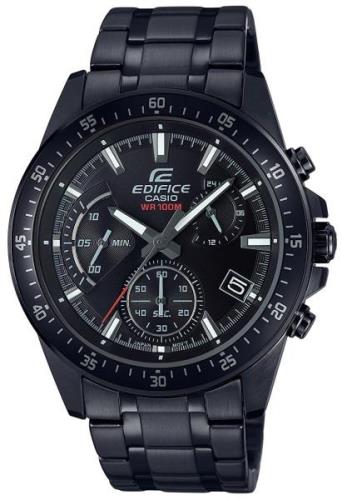 Casio Herrklocka EFV-540DC-1AVUEF Edifice Svart/Stål Ø44 mm