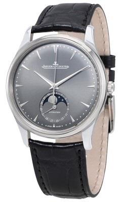 Jaeger LeCoultre Herrklocka 1363540 Master Ultra Thin Grå/Läder