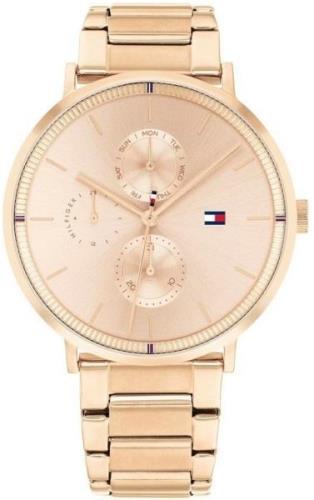 Tommy Hilfiger Damklocka 1782296 Jenna Guldtonad/Roséguldstonat